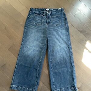 Good American good waist palazzo jeans 18